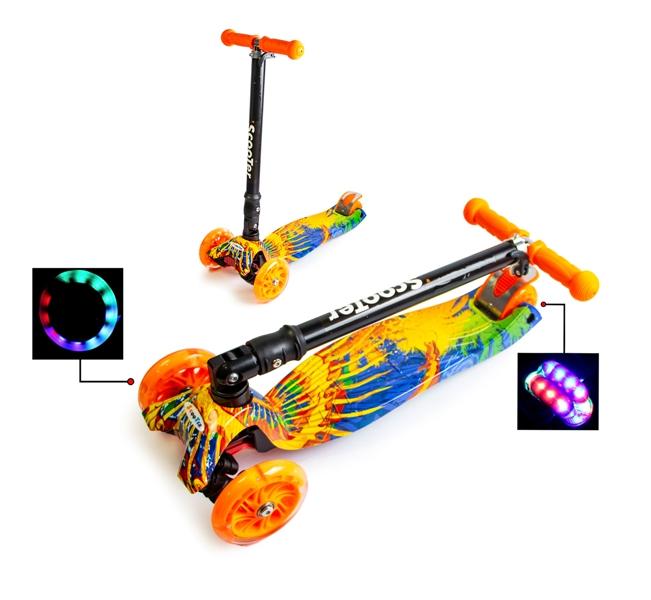

Детский самокат SCOOTER MAXI Складная ручка SUNFLOWERS (SD 1407376042)