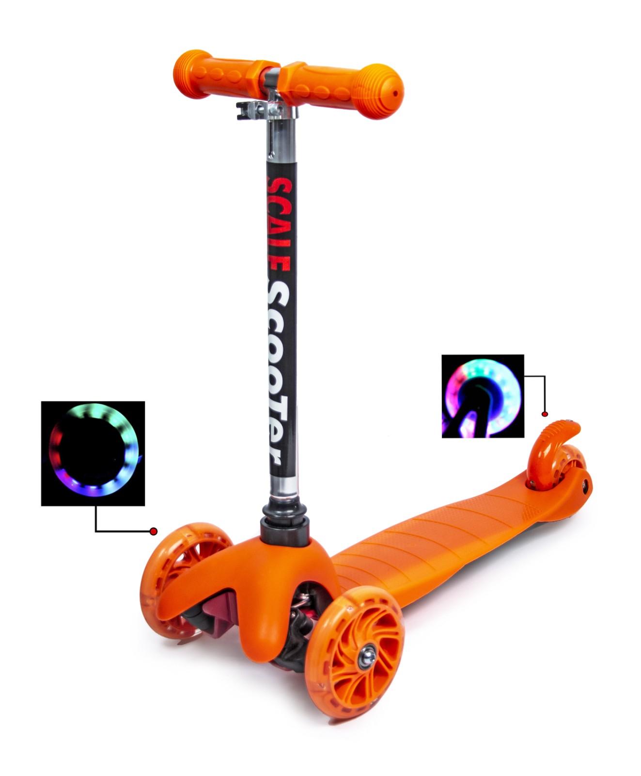 

Детский самокат SCOOTER MICRO MINI Светящиеся колеса Оранжевый (SD 1864954942)