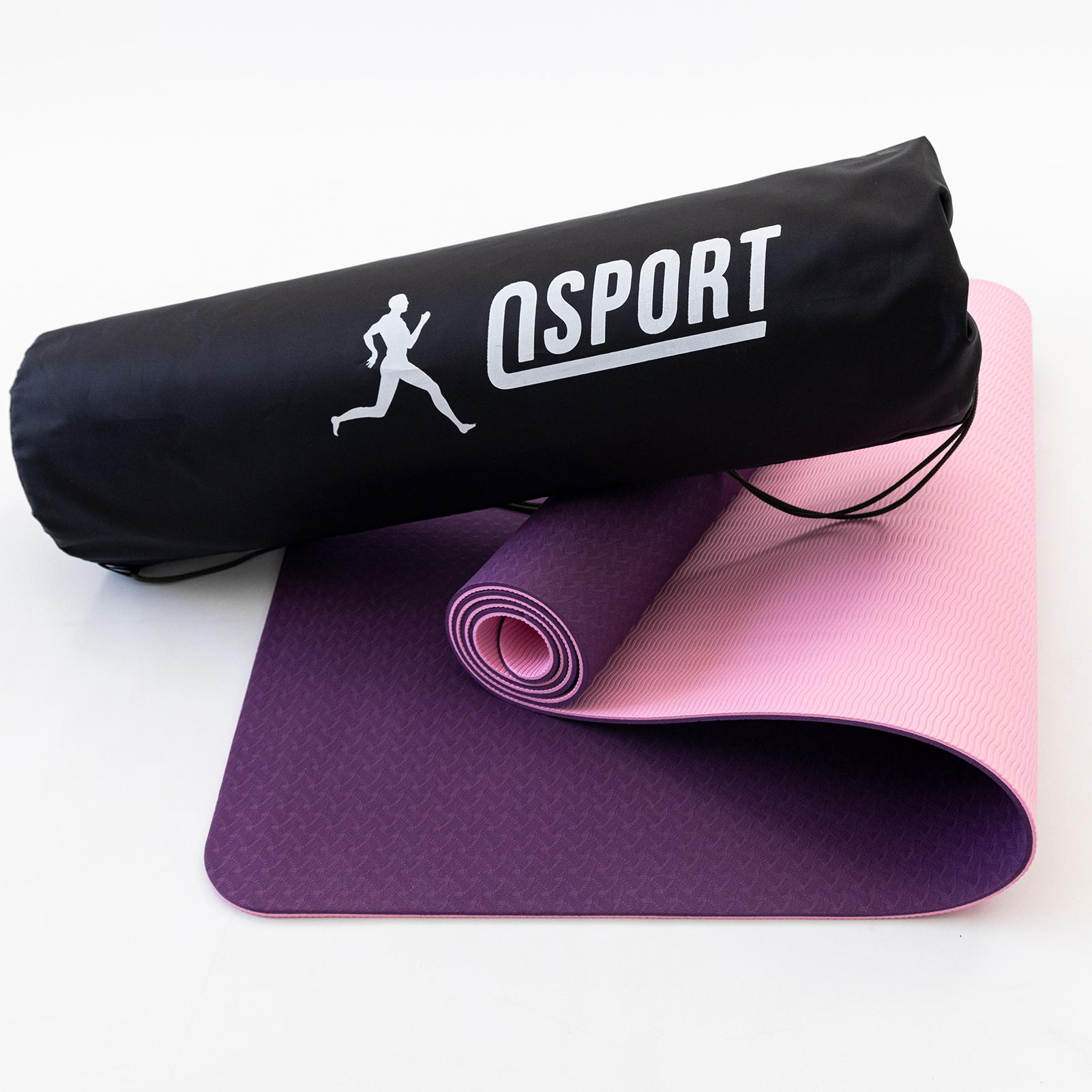  для йоги и фитнеса + чехол (мат, каремат спортивный) OSPORT Yoga .