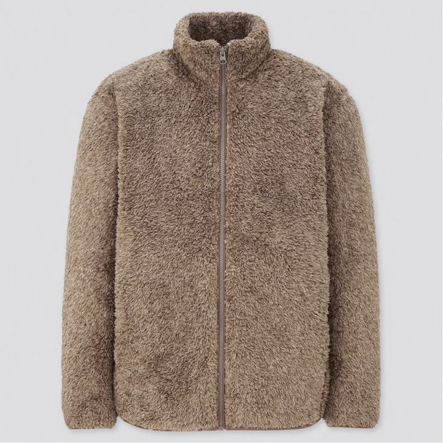 Кофта Uniqlo флисовая на молнии S бежевая 5860 – фото | ROZETKA