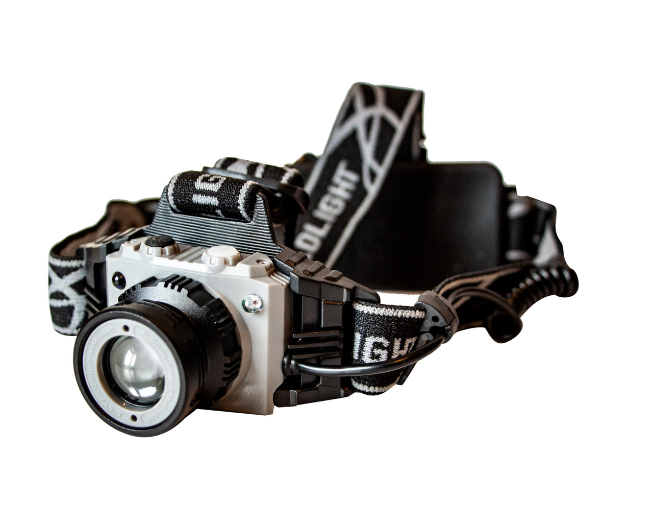 

Фонарь налобный LED Headlight P-1005-T6 4 режима Bright Light Grey