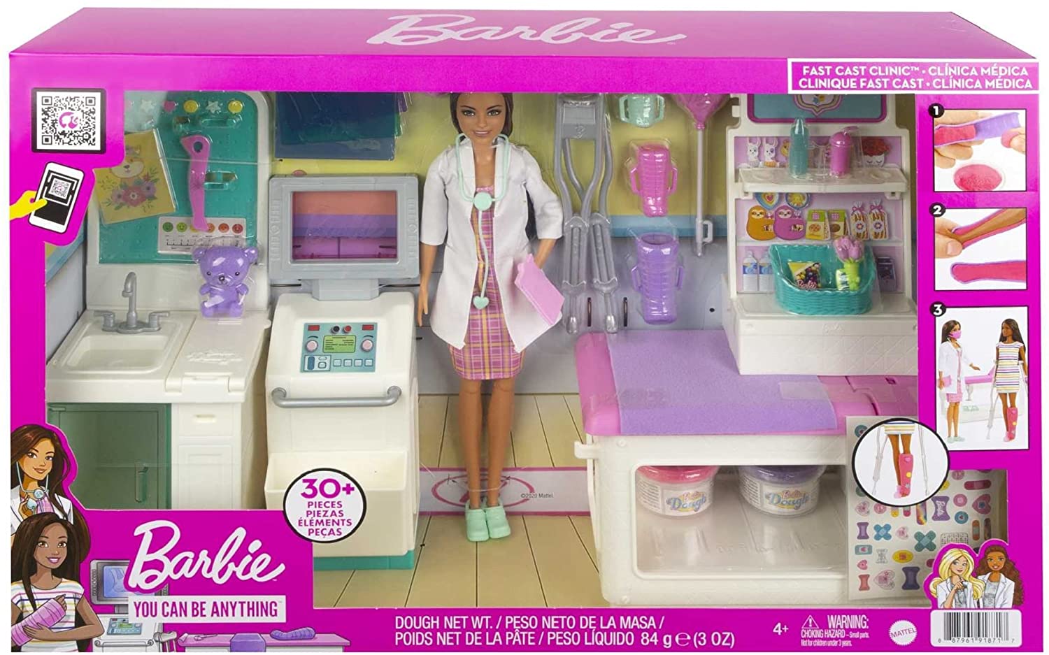 Игровой набор Клиника с куклой Барби Barbie Fast Cast Clinic Playset,  Brunette Doctor Doll (GTN61) – фото, отзывы, характеристики в  интернет-магазине ROZETKA от продавца: Вuy here | Купить в Украине: Киеве,  Харькове,