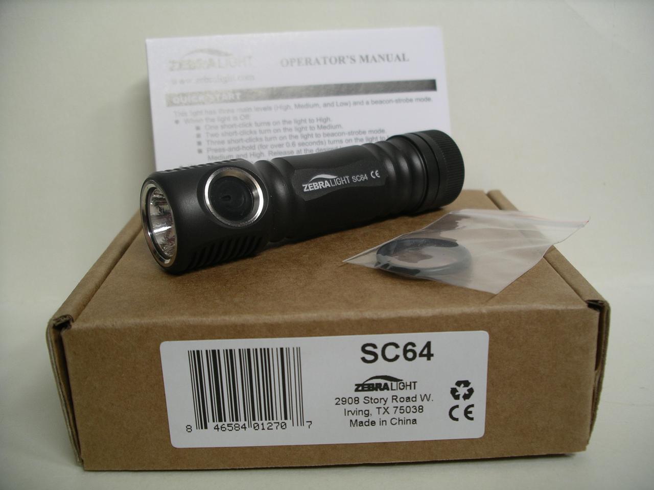 Фонарь Zebralight SC64 XHP35 Cool White Flashlight фото, отзывы