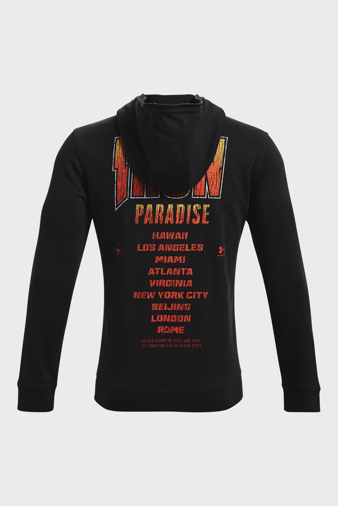 Бомбер чоловічий Under Armour Project Rock Hoodie L Чорний 1361749-001 ...
