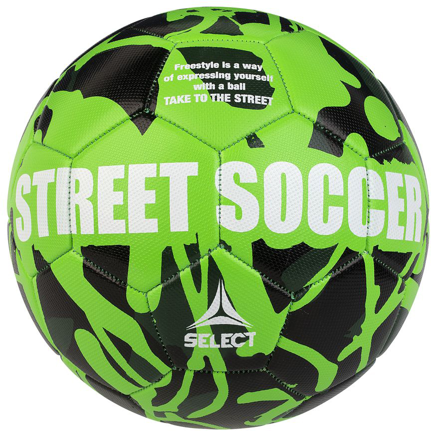 

Мяч футбольный Select Street Soccer (103) №4.5 Green-Black (5703543232901)