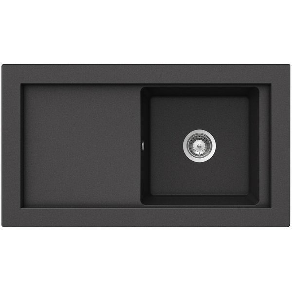 

Мойка гранитная Teka aura 45b tg черный металлик (в/э) 40143072 (88567)