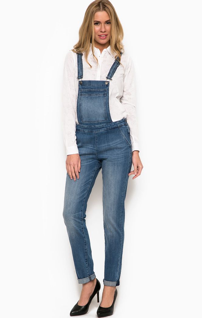 

Комбинезон Wrangler Bib Slim Fit Голубой -00, Комбинезон Wrangler Bib Slim Fit Голубой M-00