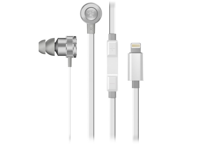 

Наушники Razer Hammerhead for IOS Mercury White (RZ04-02090200-R3M1)