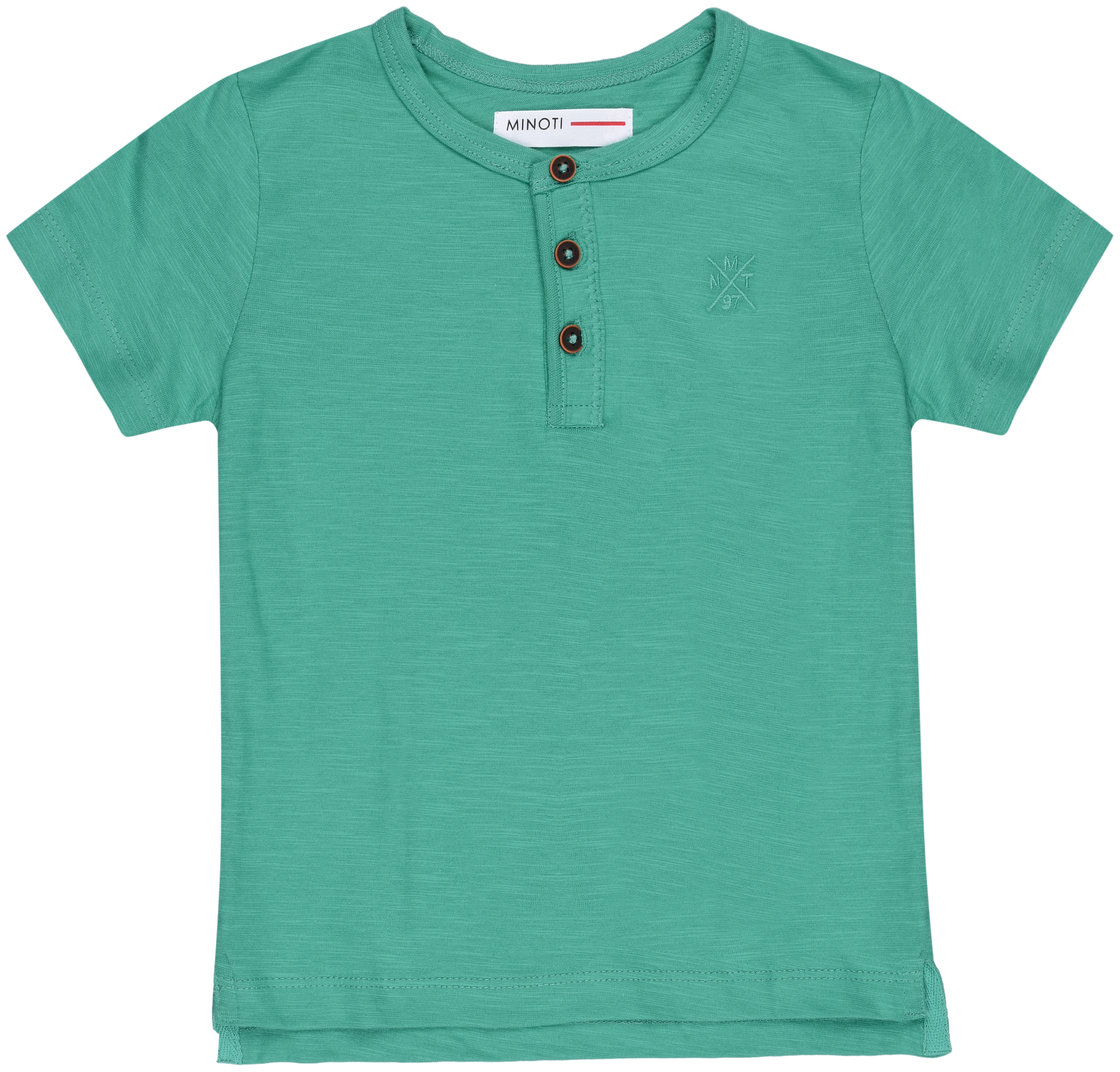 

Футболка Minoti 1Henley 5 13048 74-80 см Зеленая