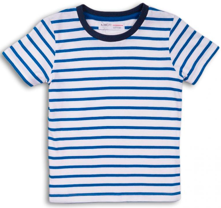 

Футболка Minoti 1Stripe 6 13284 74-80 см Бело-синяя