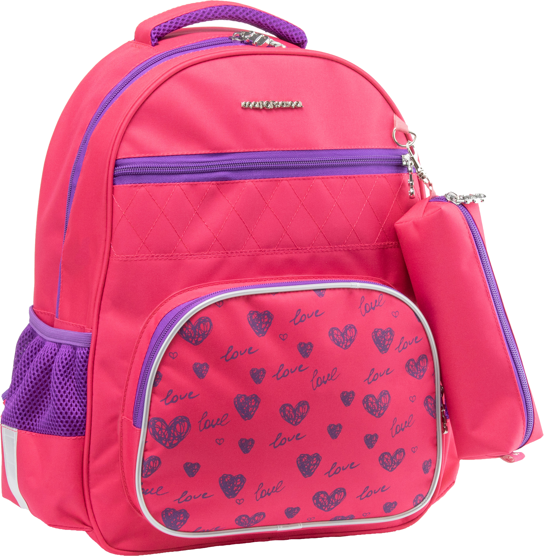 

Рюкзак школьный Cool For School CFS 16" Коралловый 16 - 25 л (CF86721)