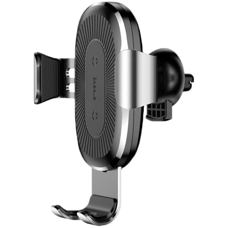 

Холдер Baseus Wireless Charger Gravity Heukji Car Mount (WXZT-01) Black