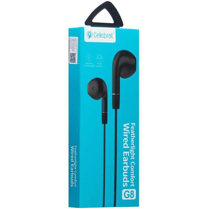 

HF MP3 Celebrat G8 Black + mic + button call answering