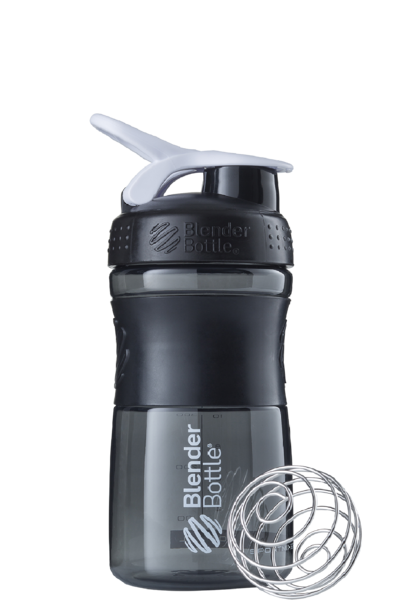 

Спортивная бутылка-шейкер Blender Bottle SportMixer 590 ml Black/White