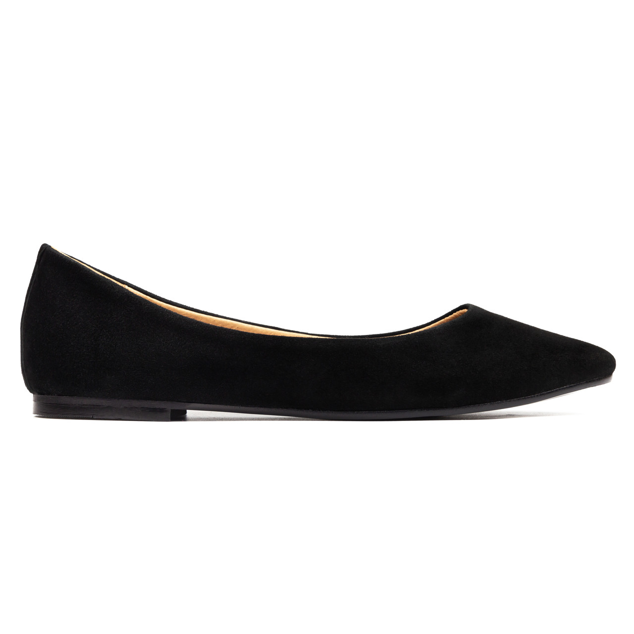 

Балетки замшевые Woman's heel черные (О-888) 36