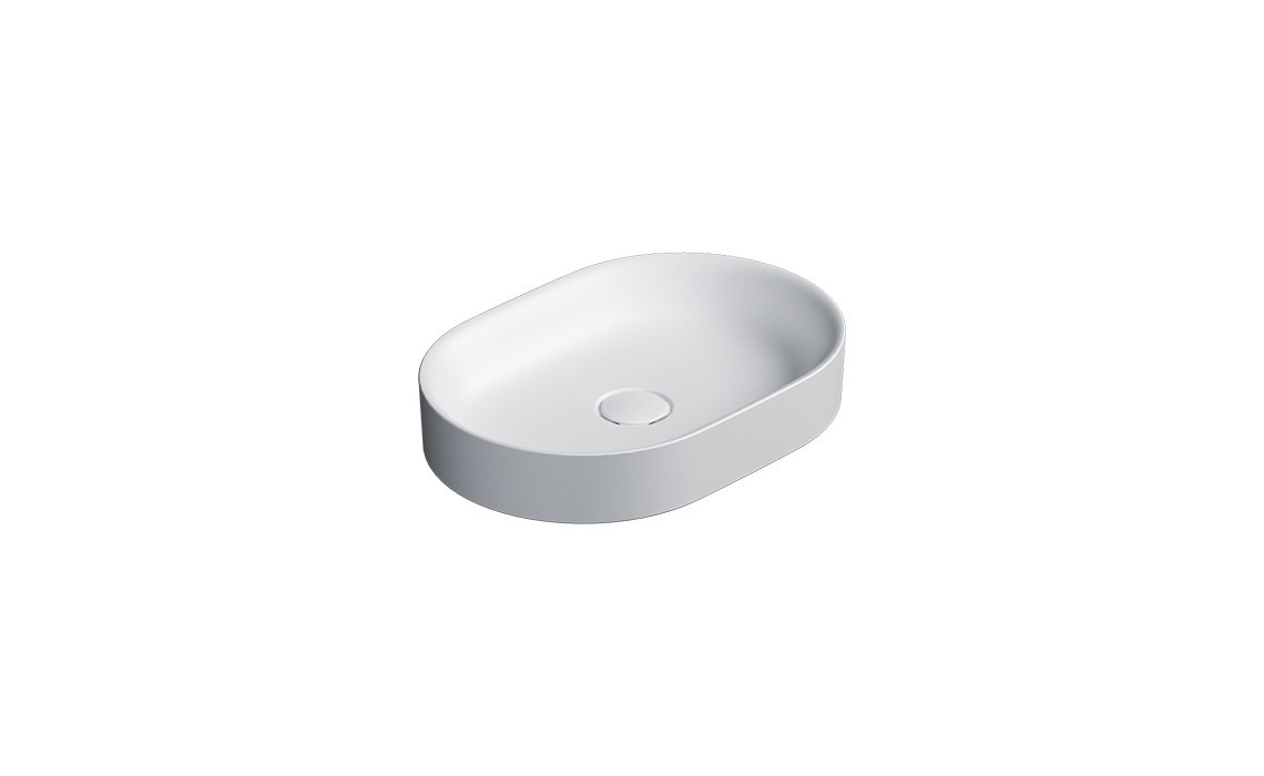 

Раковина накладна CATALANO HORIZON 150AHZBM 50x35 без перелива білий матовий