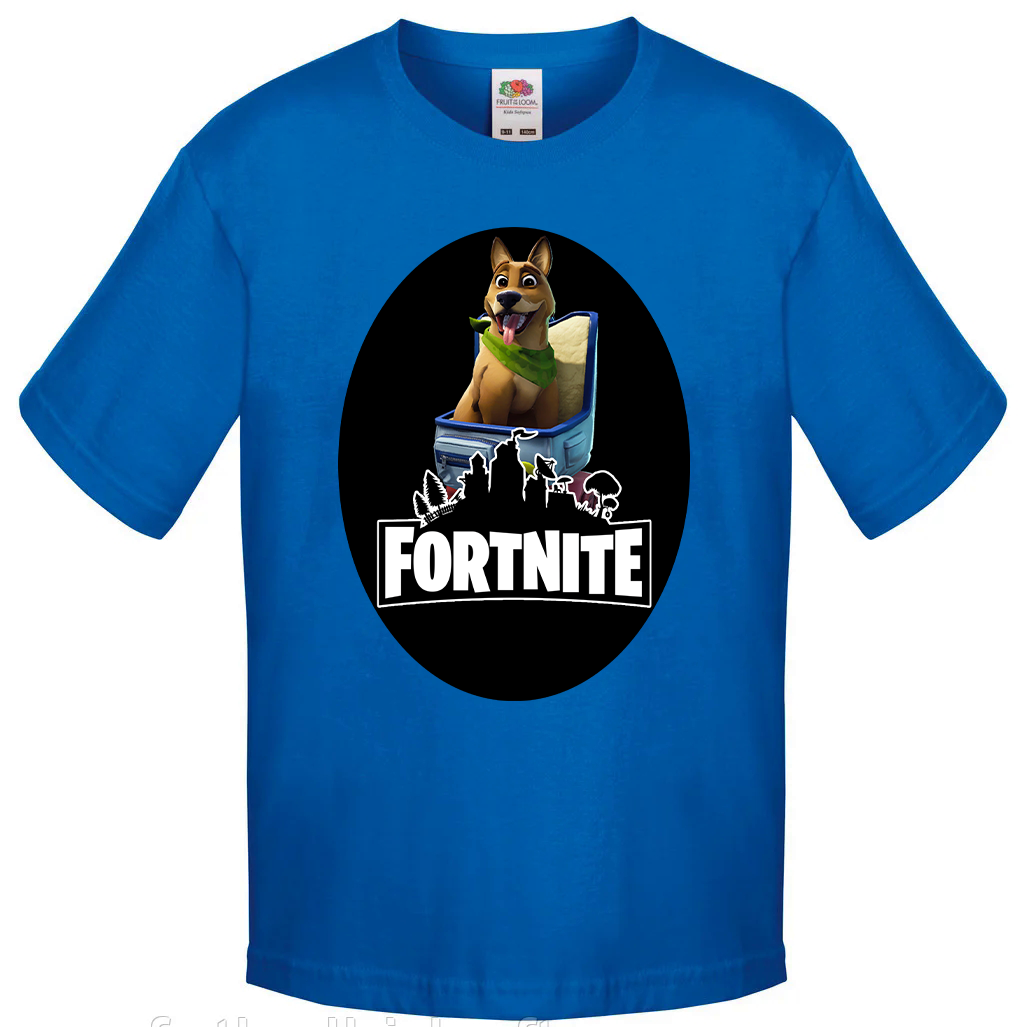 

Футболка Fruit of the Loom fortnite (Bonesy Дружок Фортнайт) Синий 128 см Sin4B1BDM128