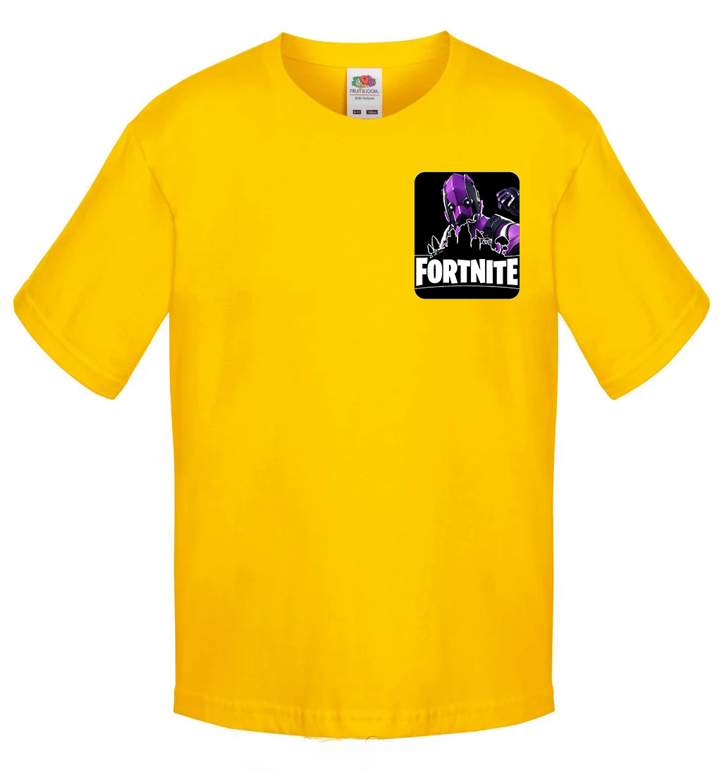 

Футболка Fruit of the Loom fortnite (Тёмный Вертекс Dark Vertex) Желтый 140 см ZH4B1DVM140