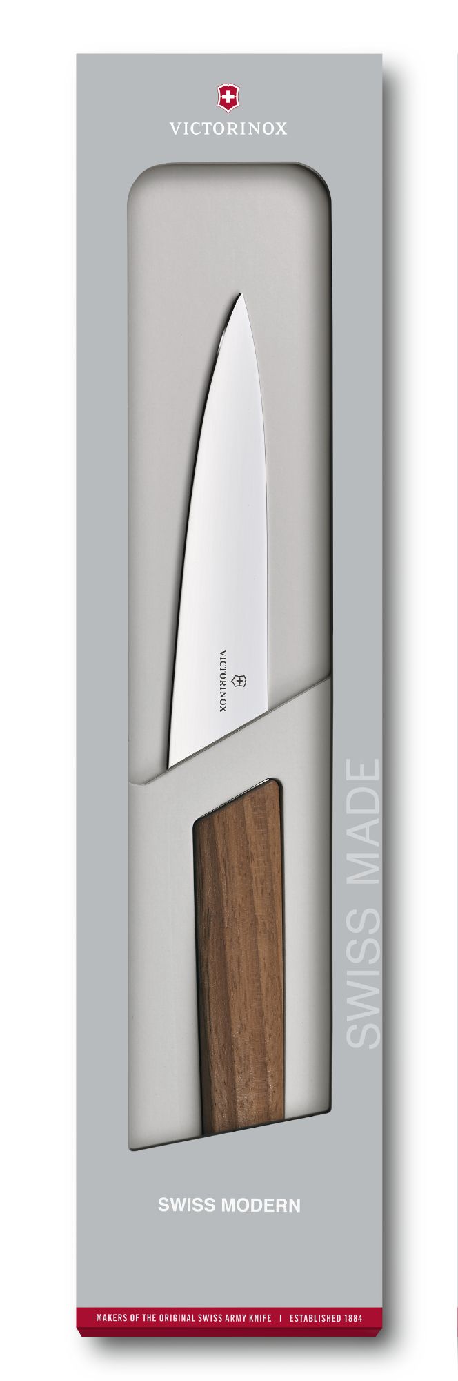 

Кухонный нож Swiss Modern Kitchen 15см с орех. ручкой (GB)