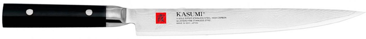 

Нож кухонный Kasumi Damascus Carving, 240 mm (30.10.22)