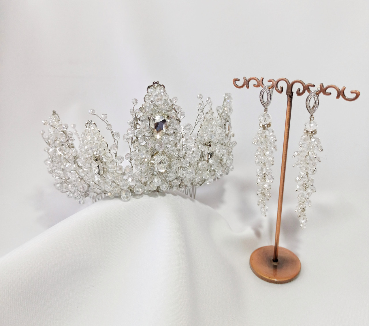 

Диадема и серьги Ksenija Vitali Wedding DI-0003