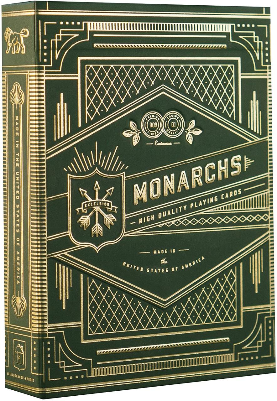 

Гральні карти theory11 Monarch Playing Cards (MONARCH-GREEN) ( B01ESWPAKU )