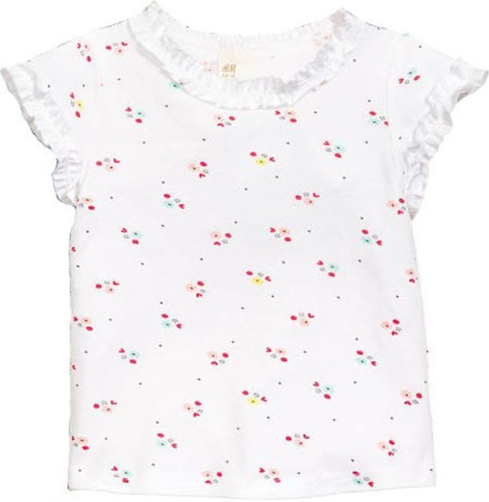 

Футболка H&M 53862361 68 см Белая