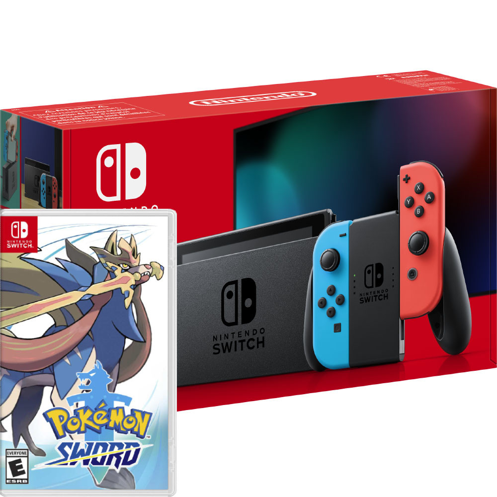 Игровая консоль Nintendo Switch Red & Blue Bundle (игра Pokemon Sword) –  фото, отзывы, характеристики в интернет-магазине ROZETKA от продавца: Game  Loft | Купить в Украине: Киеве, Харькове, Днепре, Одессе, Запорожье, Львове