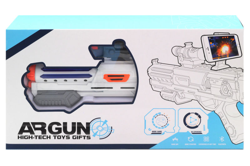 

Віртуальний пістолет A-Toys AR Game Gun з кріпленням для смартфона 58*30*9см Білий AR003