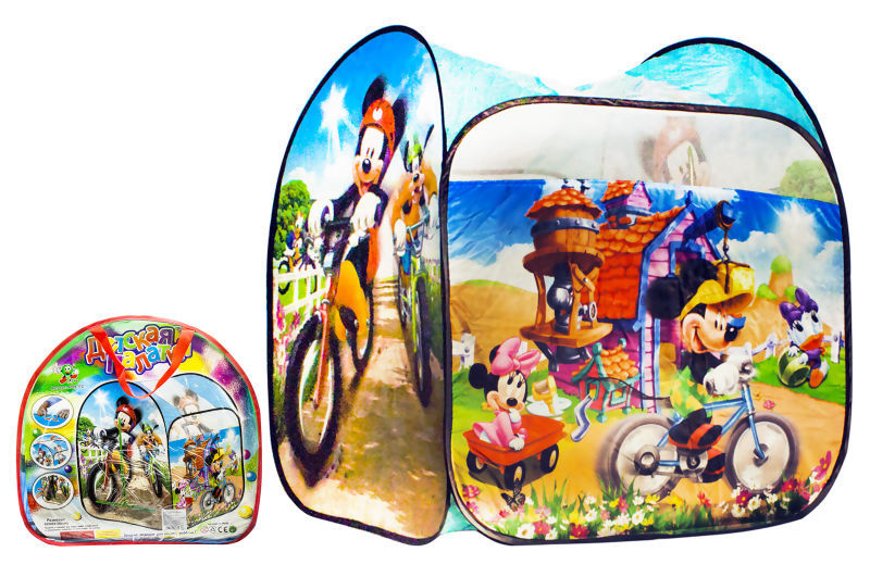 

Дитячий ігровий намет A-Toys з малюнками мультгероїв 85*85*100см Різнокольоровий А999-172