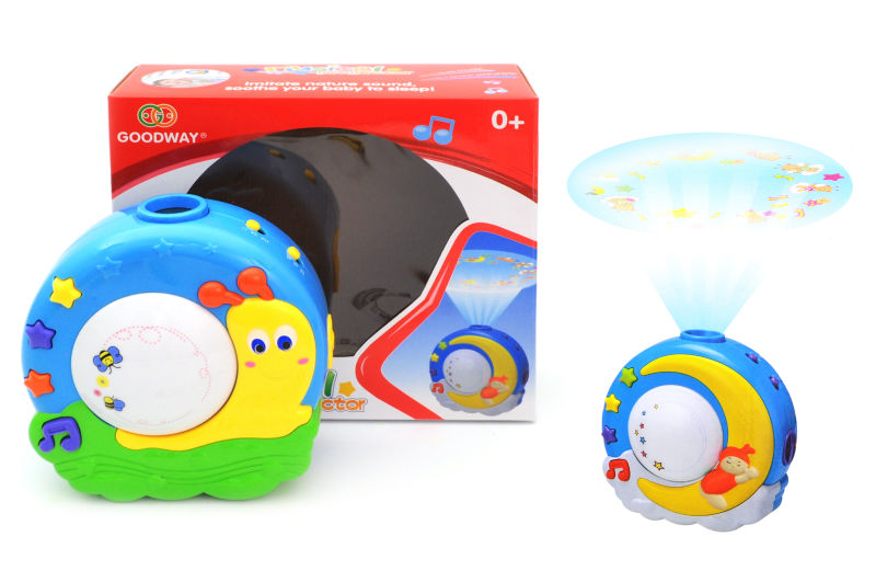 

Нічник-проектор YG Toys Равлик 25*22,5*9,6см. Різнобарвний 8664