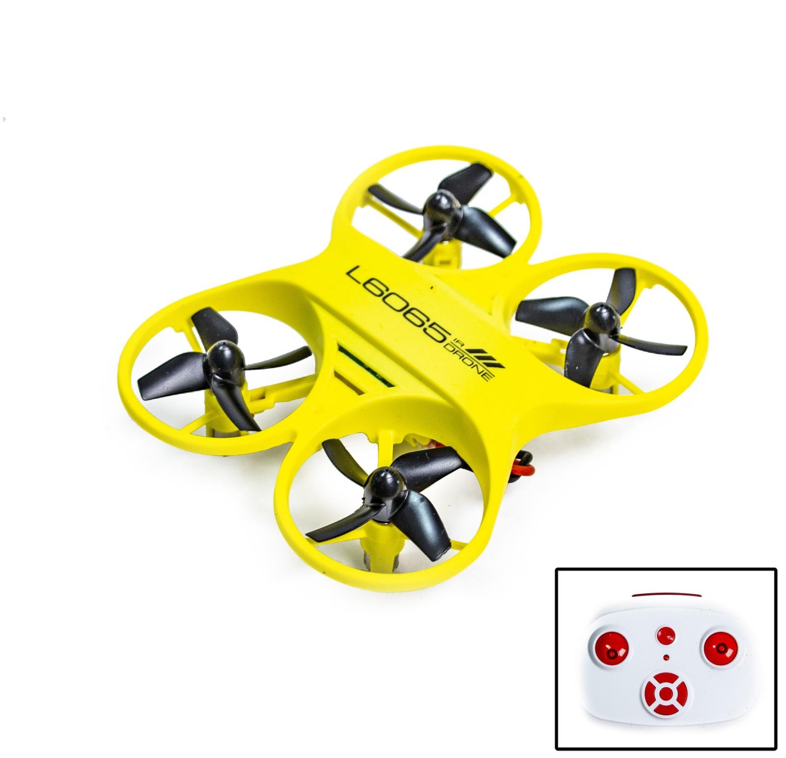 

Мини квадрокоптер маленький дрон Lishitoys Original L6065 Pro Желтый