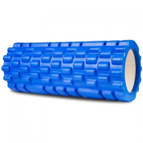 

Роллер массажный одноцветный Foam Roller Синий