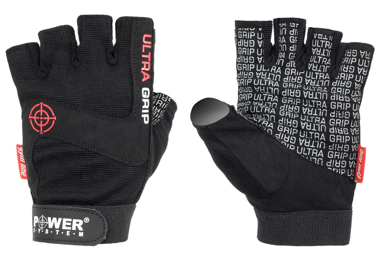 

Перчатки для фитнеса и тяжелой атлетики Power System PS-2400 Ultra Grip / XXL, Black