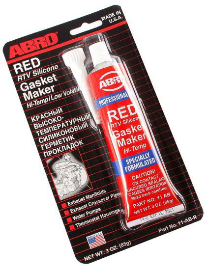Герметик червоний 85гр. ABRO RED – фото, отзывы, характеристики в ...