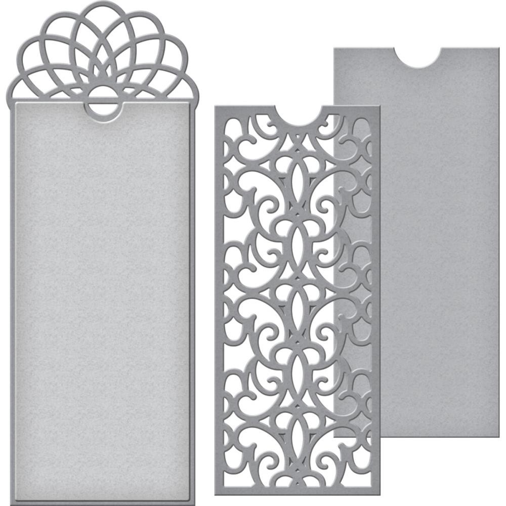 

Ножи для вырубки Spellbinders Shapeabilities Dies Filigree Bookmark Tag