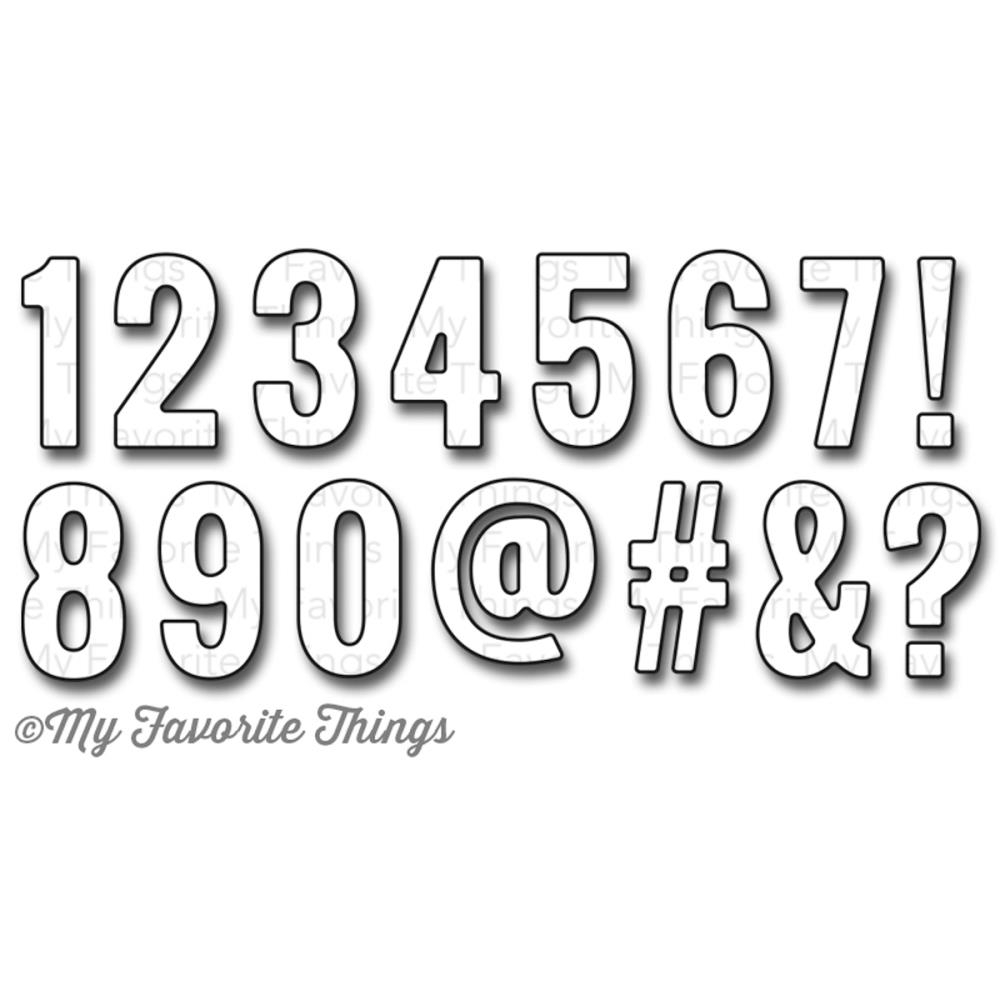 

Ножи для вырубки MyFavoriteThings Little Numbers (849923000571)