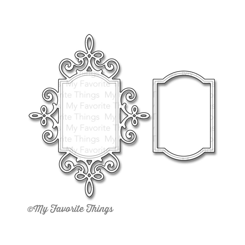 

Ножи для вырубки MyFavoriteThings Sentimental Flourish Frame (849923007013)