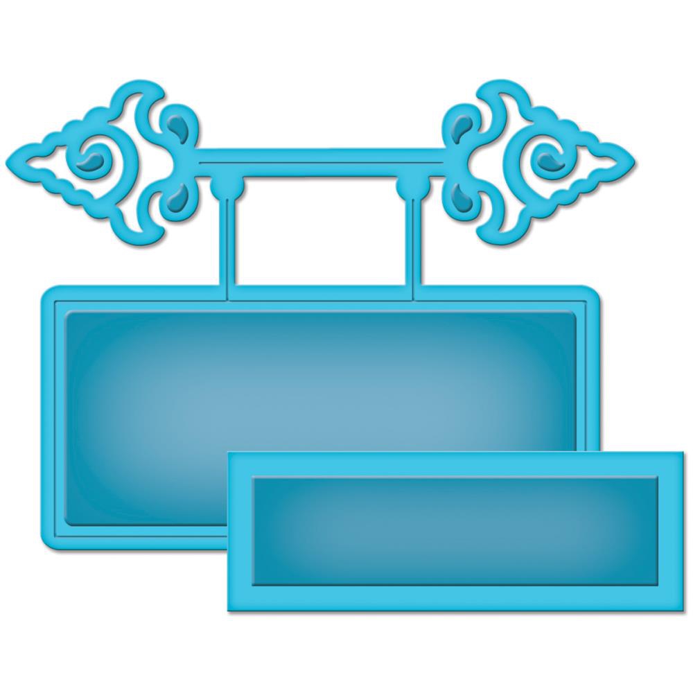 

Ножи для вырубки Spellbinders Shapeabilities Die DLites Ornamental Tag 2 (879216020221)