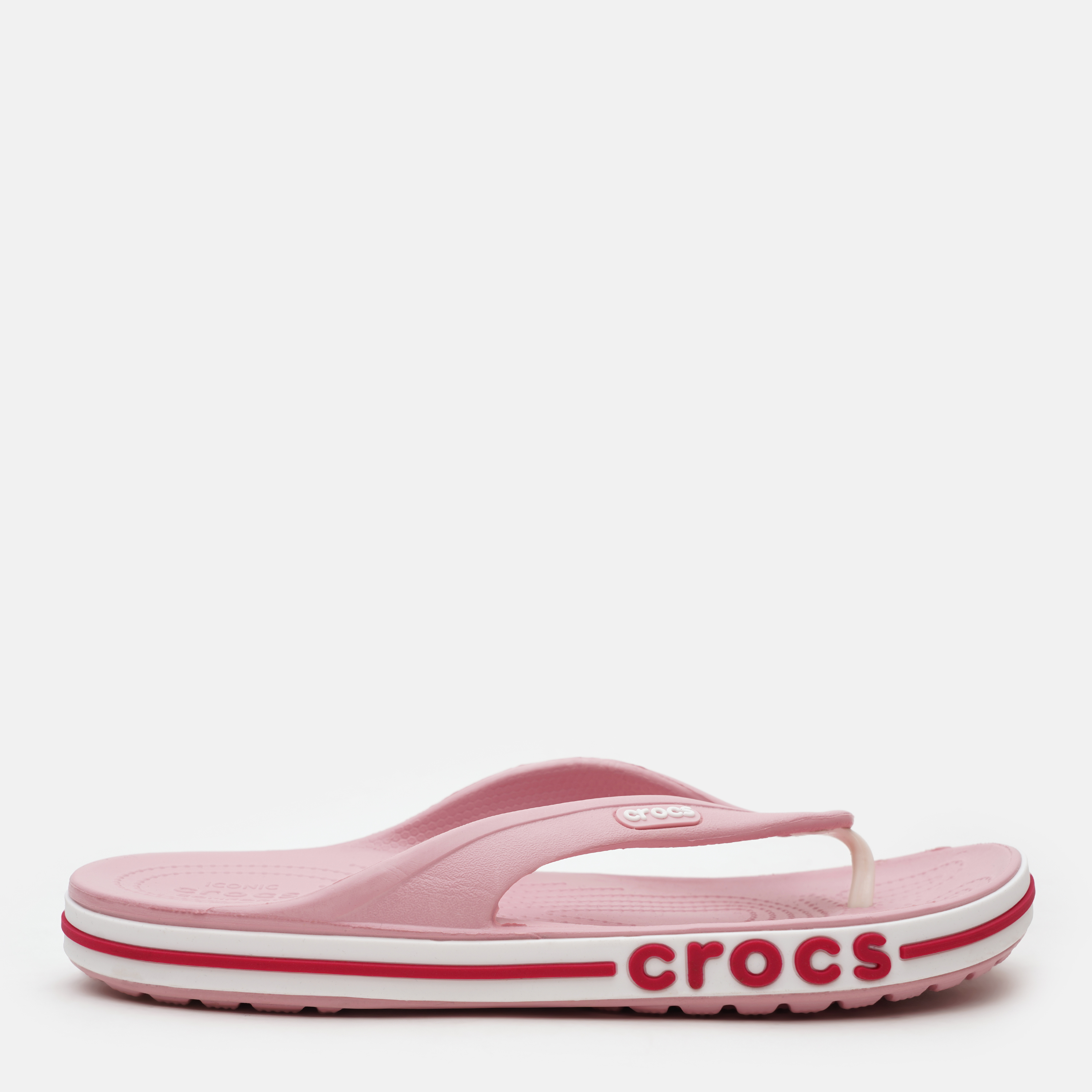 Акція на Жіночі в'єтнамки Crocs Bayaband Flip 205393-6OV-M8/W10 41-42 26 см Рожеві від Rozetka