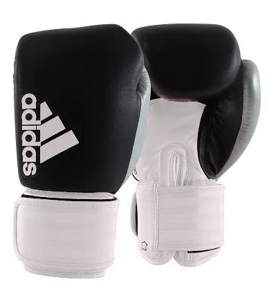 Боксерские перчатки Adidas Hybrid 200 Dynamic Fit Black/White/Silver 10 ...