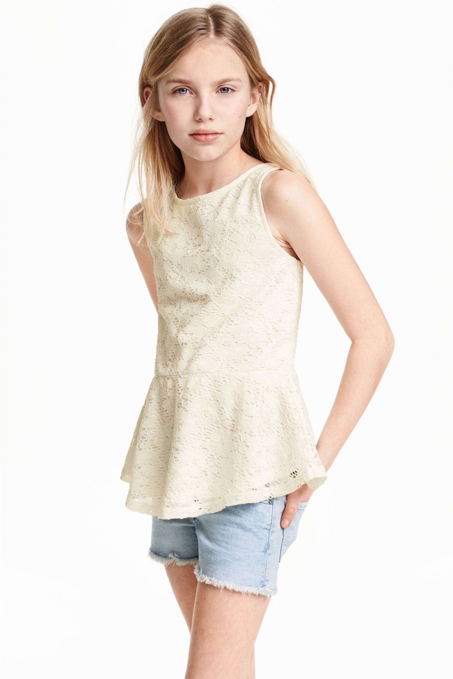 

Блуза H&M 158 164см белый 3597713