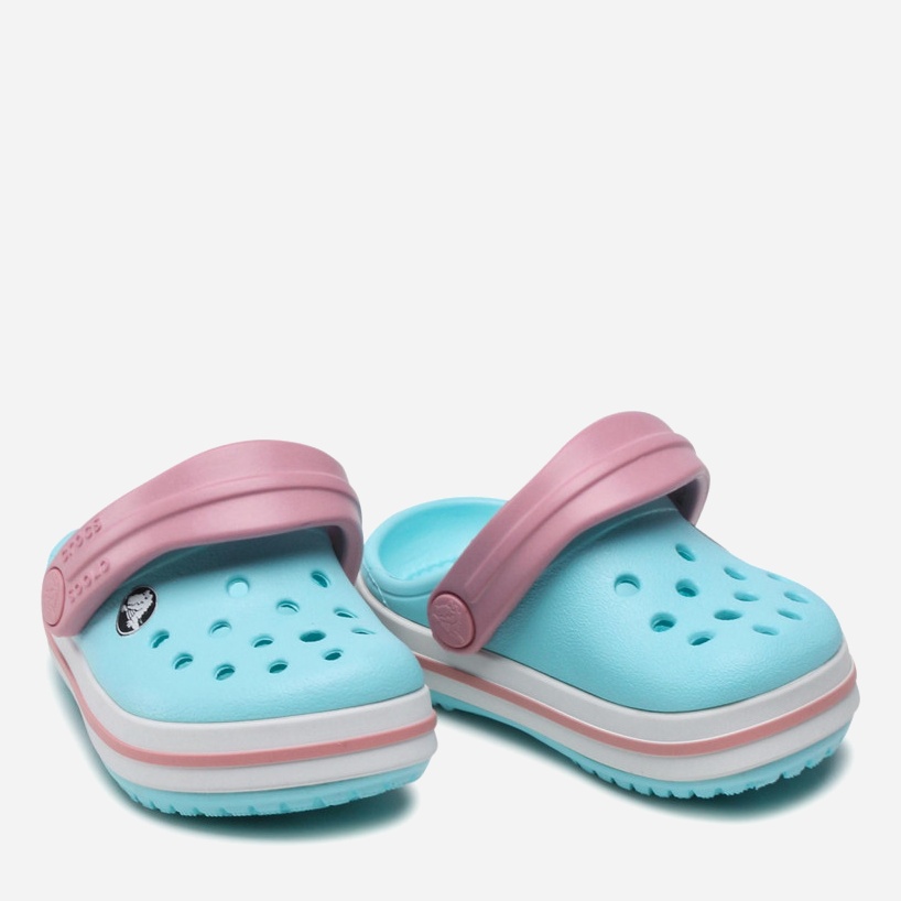 Crocs crocband sale ice blue white