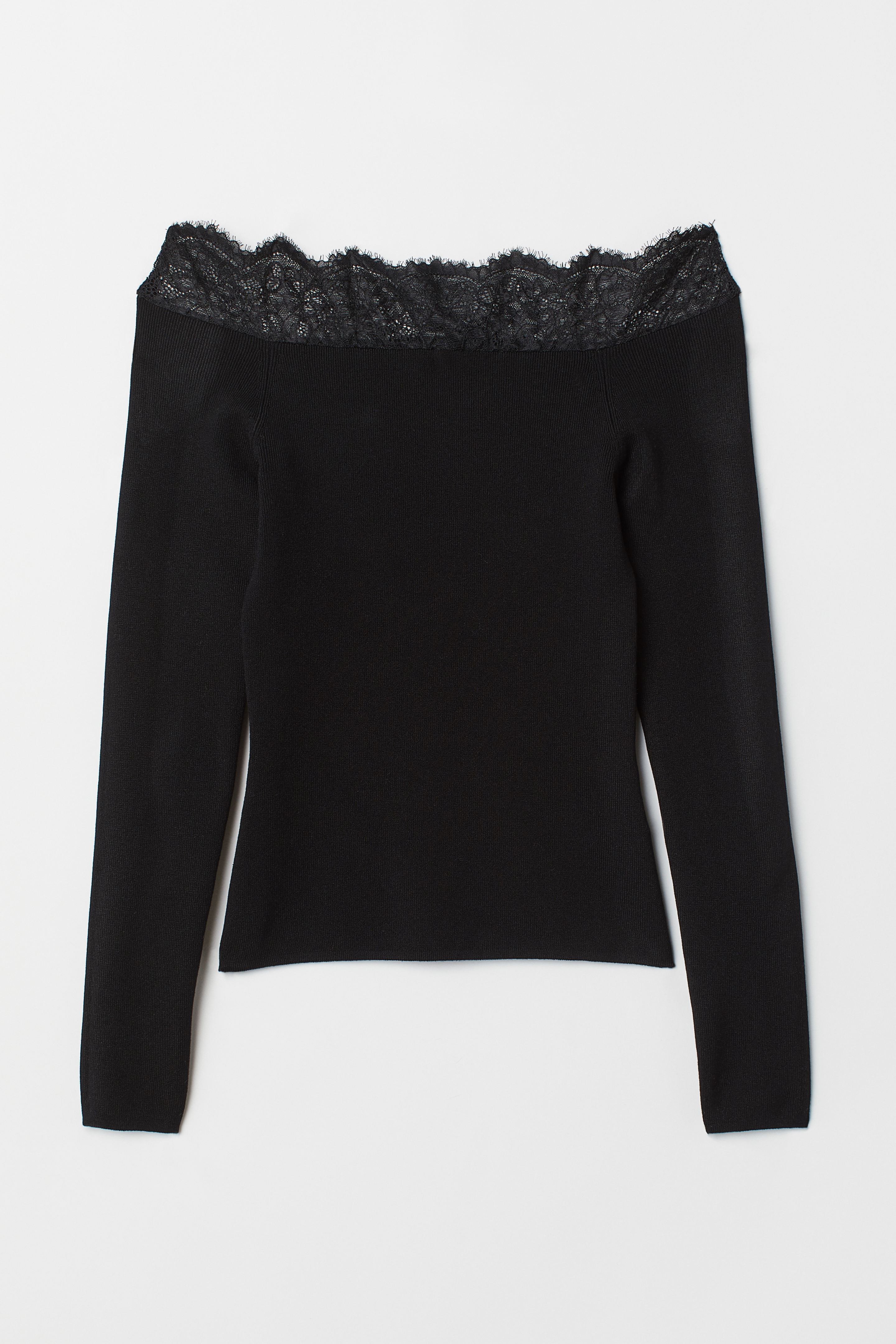 

Блуза H&M M черный 6698748