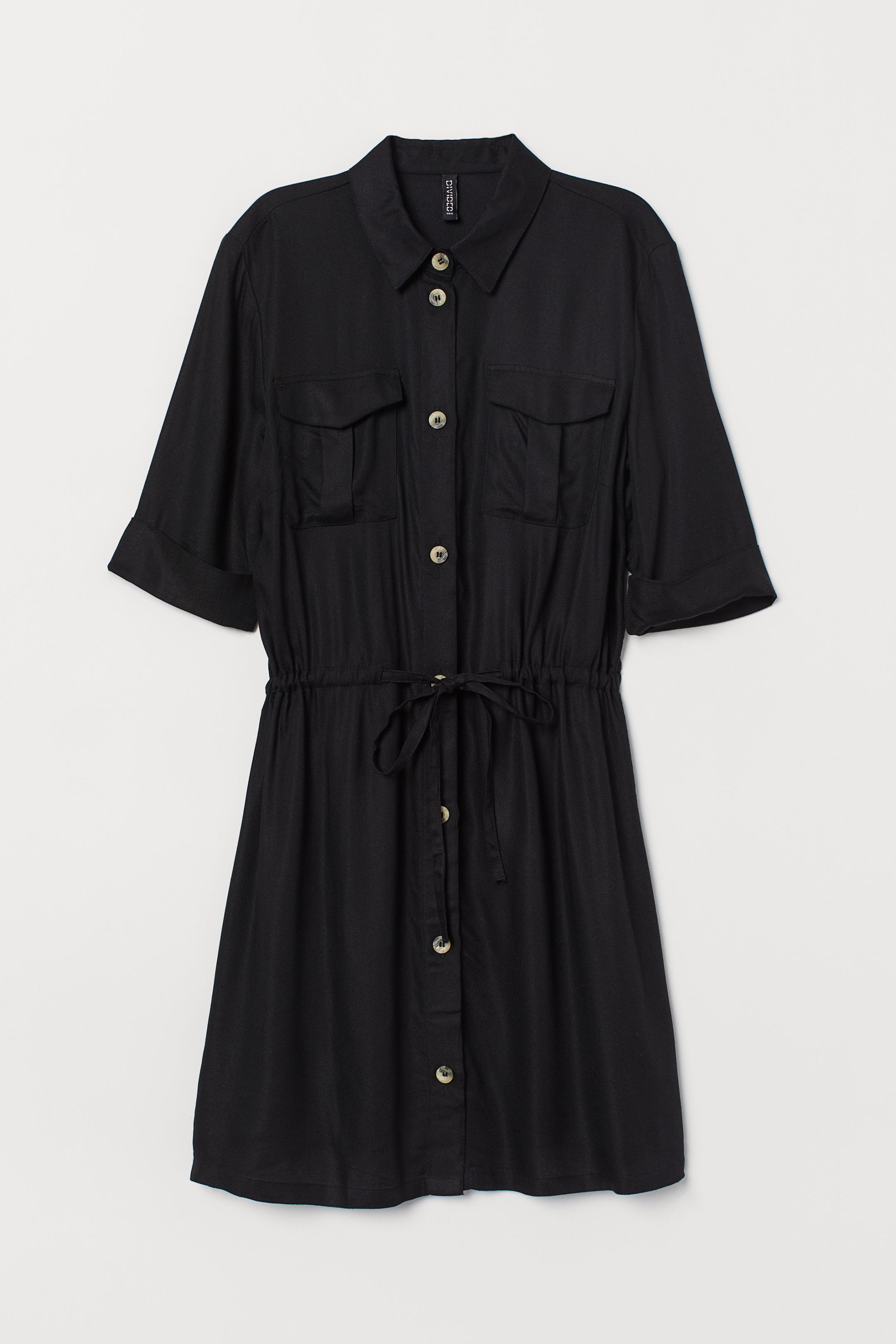 

Платье H&M 34 черный 7466489