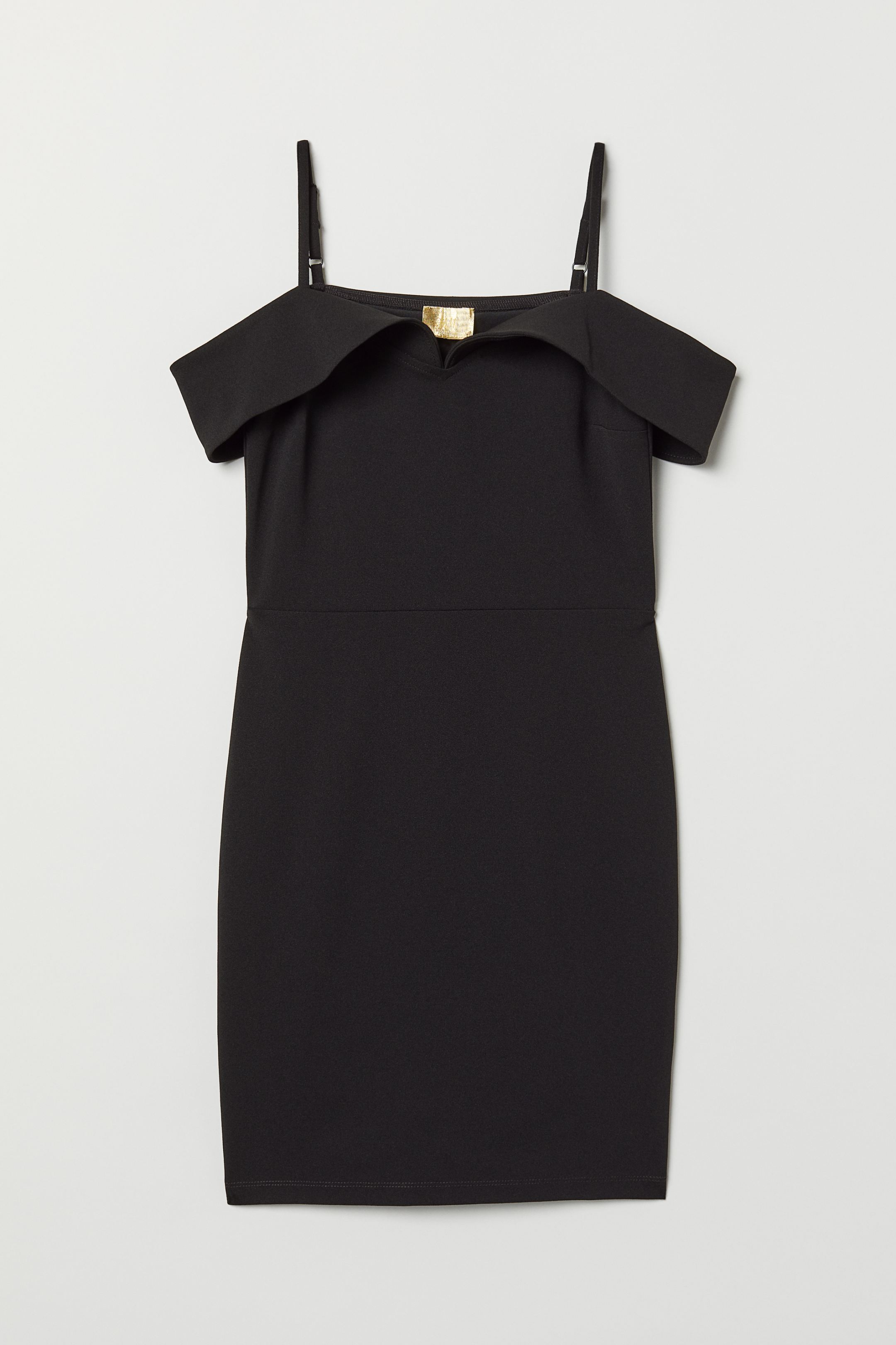 

Платье H&M 38 черный 6635798