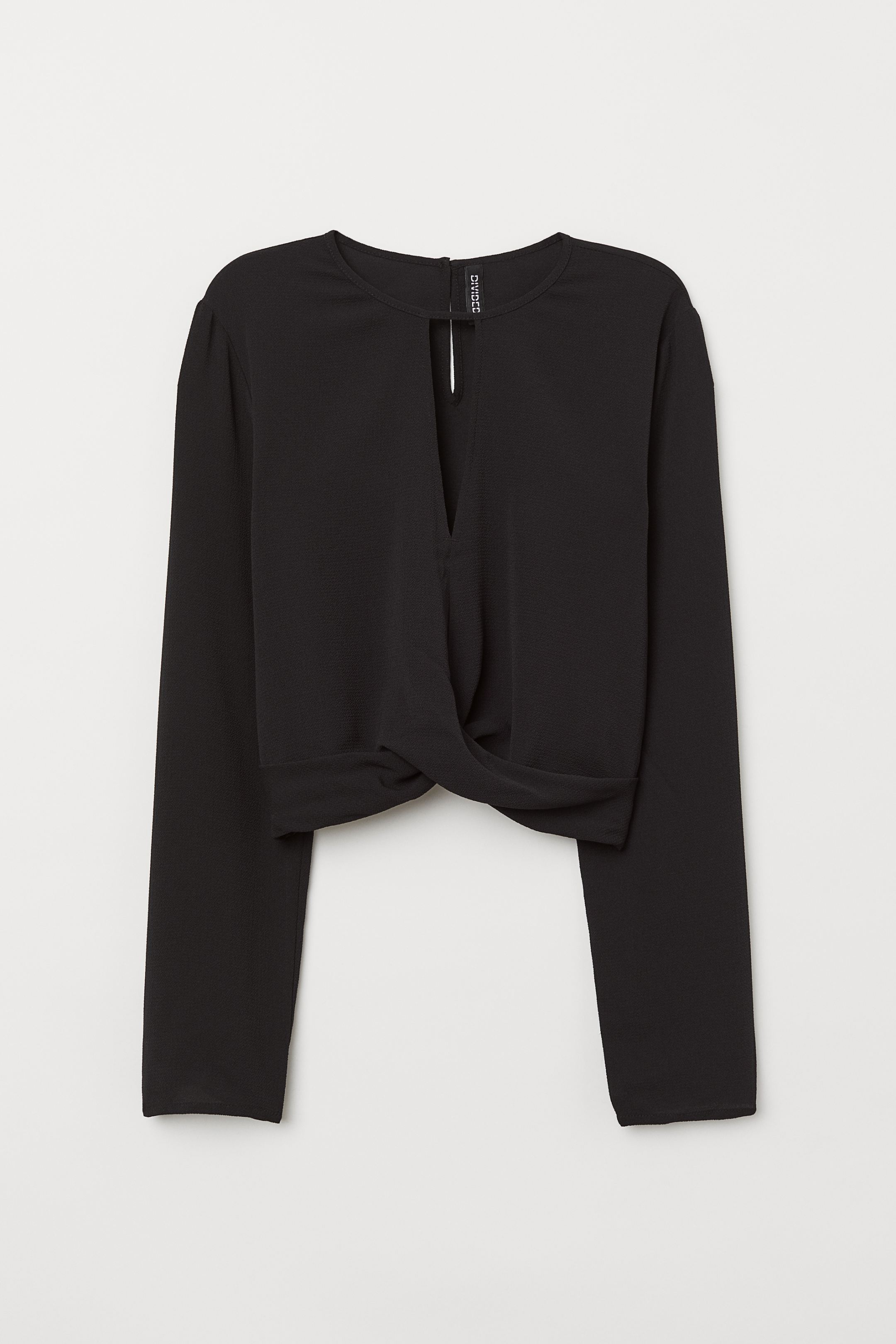 

Блуза H&M  черный 6306968, Блуза H&M 40 черный 6306968