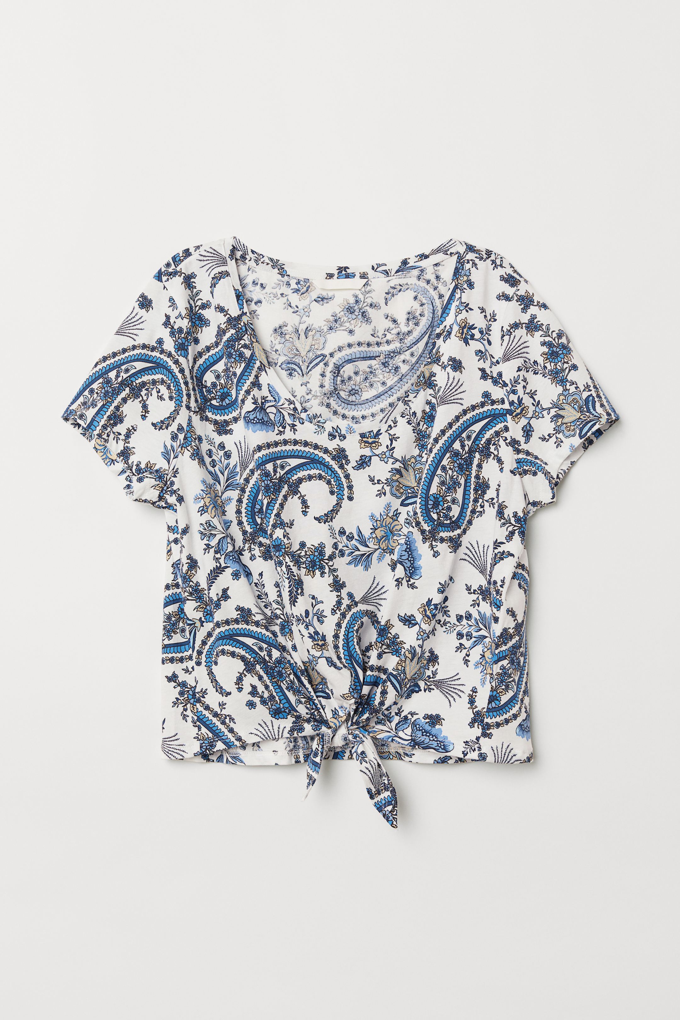

Футболка H&M XS бело синий 7128388