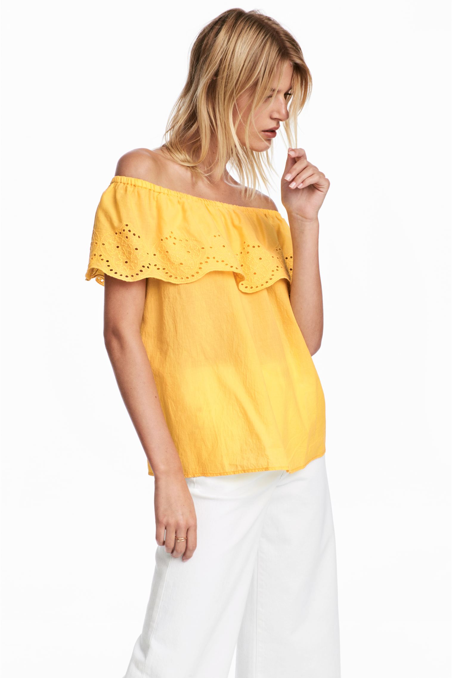 

Топ H&M 34 желтый 5661426