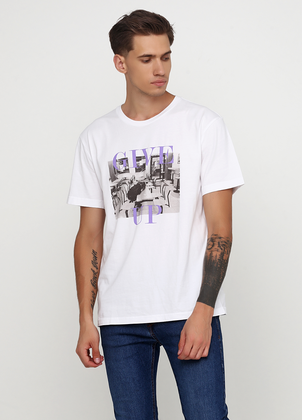 

Футболка H&M S белый 6303237